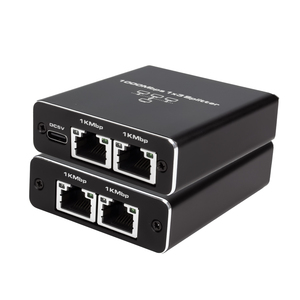 1000Mbps 1至3 RJ45互联网分离器网络适配器RJ45转换器同时兼容5类6类7类电缆 - Product Image 1