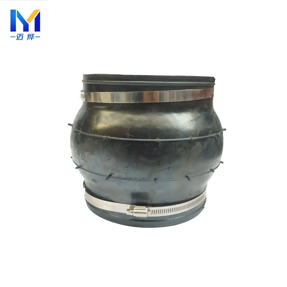 3 Inch Ss304 Neoprene Flexible Bellow Compensator Epdm Clamp Type Rubber Expansion Joint