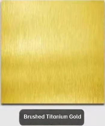 Brushed Titanium Gold