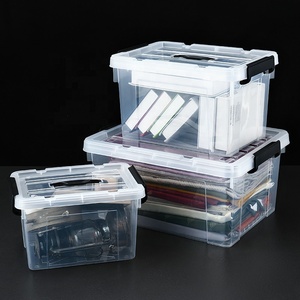 Cajas apilables de plástico pp para almacenamiento de artículos diversos, contenedor de plástico para el hogar, buena calidad - Product Image 3