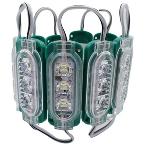 Strobe Lights Trailer Tail Lights Bar Waterproof 3 <strong>LED</strong> <strong>DC</strong> <strong>12V</strong> Truck Identification Light IP67 OEM 75 80 <strong>Green</strong> <strong>LED</strong> Modules 180 - Product Image 1