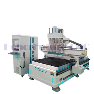 Enrutador Cnc 3D Máquina de carpintería 4 cabezales Enrutador Cnc de madera de 4 ejes Máquina de corte Cnc de madera de husillos múltiples con 4 cabezales - Product Image 2