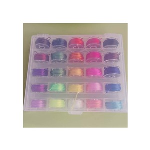 25色松紧绳套装弹力绳用于珠宝制作、串珠、项链和工艺用品 (6米/卷) - Product Image 1