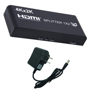 Divisor de video de 1 entrada/2 salidas de alta definición Distribuidor de dos videos de un minuto para HDTV Monitor de computadora Pantalla de TV y decodificador - Product Image 4