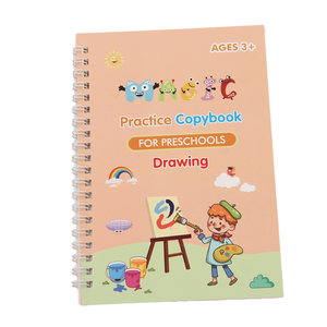Okul öncesi çocuklar yaş 3 + için kalemler ile yeniden kullanılabilir yazma uygulama kitabı sihirli uygulama Copybook - Product Image 1