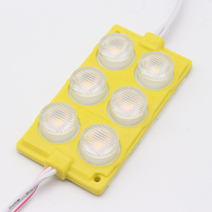 6 leds yüksek güç led enjeksiyon modülü için alüminyum levha ışık kutusu led projektör modülü DC12V 24v - Product Image 3