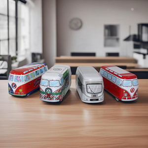 Tùy Chỉnh Trẻ Em Của Xe Buýt Xe Hình Kim Loại Tin Hộp Cấp Thực Phẩm Rỗng Lưu Trữ Container Cho Kẹo Tinplate Quà Tặng Bao Bì - Product Image 4