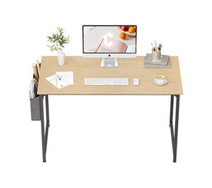 Metal Frame and Wood Study Table for School Student With Simple Home Writing Wooden Adjustable <strong>Computer</strong> Desk - Product Image 2