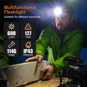 Không thấm nước làm việc ánh sáng đèn pha cho sửa chữa công việc bên Phải góc đèn pin mạnh mẽ 18650 pin đa chức năng làm việc ánh sáng - Product Image 3