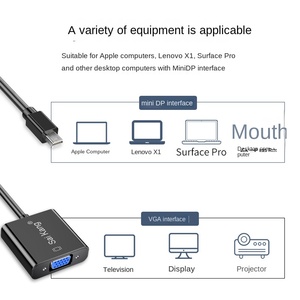 <strong>MINI</strong> Displayport to <strong>VGA</strong> Adapter 1080P DP to <strong>VGA</strong> <strong>Converter</strong> DP Male to <strong>VGA</strong> Female Adapter Cable for Computer - Product Image 6