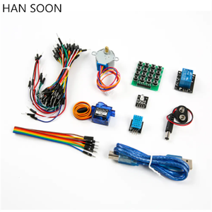 Kit para principiantes para grandes 2560 Arduino Sensor Kit UNO R3 Placa DE DESARROLLO RFID Actualización Kit de aprendizaje para principiantes