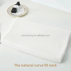 Cao su Gối bọt thoáng khí tốt nhất hình dạng sóng Bộ nhớ Gối cao su chất lượng cao sâu ngủ cổ bảo vệ bộ nhớ cao su giường gối - Product Image 6