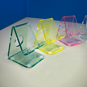 Xách tay rõ ràng Acrylic điện thoại di động chủ đầy màu sắc tùy chỉnh Acrylic điện thoại di động đứng - Product Image 4