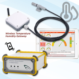<strong>Temperature</strong> <strong>indicator</strong> and logger Multipoint Wireless Humidity <strong>control</strong> Gateway sensor gsm alarm monitoring center - Product Image 1