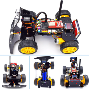 Smart Car Kit for ESP32-WROVER <strong>with</strong> <strong>Arduinos</strong> IDE, Line Tracking, Obstacle Avoidance, OLED Display, <strong>Ultrasonic</strong> <strong>Sensor</strong>, ESP32-CAM - Product Image 3