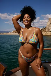 MINGHE Custom Logo <strong>Micro</strong> Bikini Extreme <strong>G</strong> <strong>String</strong> Thong Sexy Mini Bathing Suit Quick Dry Plus Size Set Plunge Neck OEM Service - Product Image 3