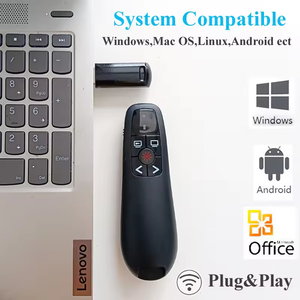 2,4 GHz USB R400 drahtloser Moderator Fernbedienung roter Laser-Zeiger Stift für PowerPoint PPT - Product Image 4