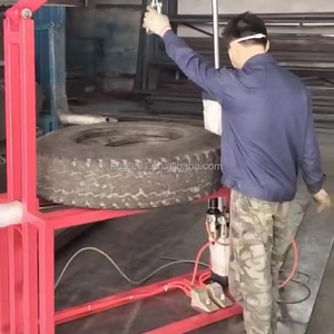 Easy Operating Waste <strong>Tire</strong> <strong>Loading</strong> Equipment Automatic Rubber <strong>Tire</strong> Doubling Unpacking <strong>Machine</strong> for Used <strong>Tire</strong> Importing - Product Image 5