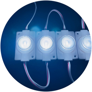 Yan görünüm DC12V kenar yaktı LED modülü Smd3030 garanti yüksek güç reklam için 2w 45*15 derece LED modülü ışık kutusu - Product Image 6