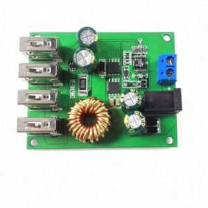 VDC VDC 7V-60V〜5V 5A 4つのUSB出力コンバーターボード降圧電源モジュールカーチャージャー高速 - Product Image 1