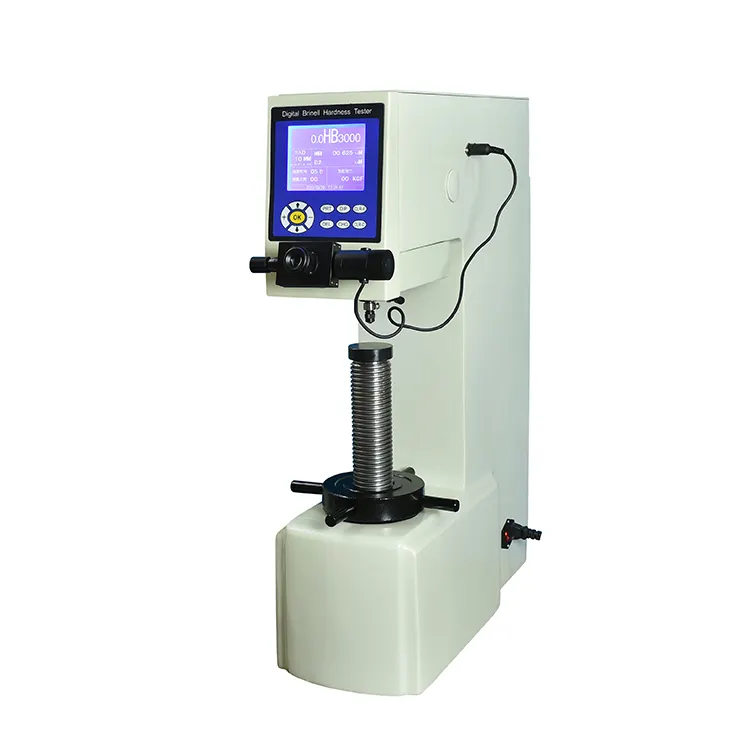 Testador de dureza digital de laboratório, durômetro automático completo, testador de dureza em laboratório HBS-3000