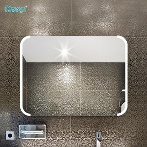 Anti nevoeiro <span class=keywords><strong>sensor</strong></span> de toque interruptor de parede do banheiro espelho com luzes de led