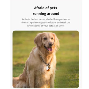 Yeni gelenler MFi sertifikalı anti-kayıp köpek GPS izci akıllı Pet bulucu cihaz mini GPS takip cihazı hava etiketi kılıfları araba çocuklar için tuşları - Product Image 6