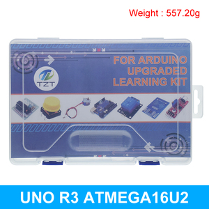 TZT NEUESTES RFID-Starter-Kit für Arduino Uno R3 - Uno R3 Steck brett und Halter Schrittmotor/Servo/1602 LCD/Überbrückung kabel/UNO R3