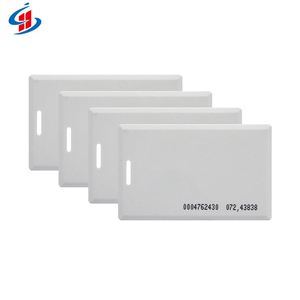 RFID 125KHz/13.56mhz厚智能卡-用于门禁系统的厚度1.8毫米可重写接近翻盖卡 - Product Image 6