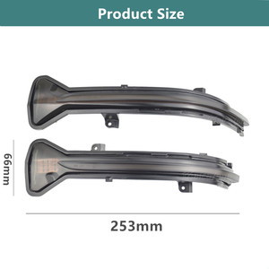 LED Side Wing Rearview Mirror Blinker Indicator for BMW 5 6 7 Series G30 G31 G38 G32 G11 <strong>G12</strong> LED Dynamic Turn Signal <strong>Light</strong> - Product Image 2