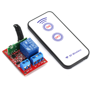 1つのチャネル12V RFワイヤレスリレーモジュールリモートコントロールセルフロックリモコン付き - Product Image 3