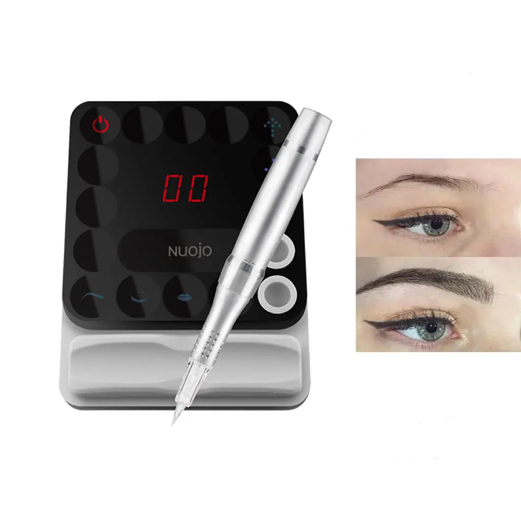 PMU-Maschine liefert drahtlosen Touchscreen Digital Spmu Apparaat Benutzer definiertes Logo Augenbrauen Tattoo Stift Semi Permanent Make-up Nano Kit