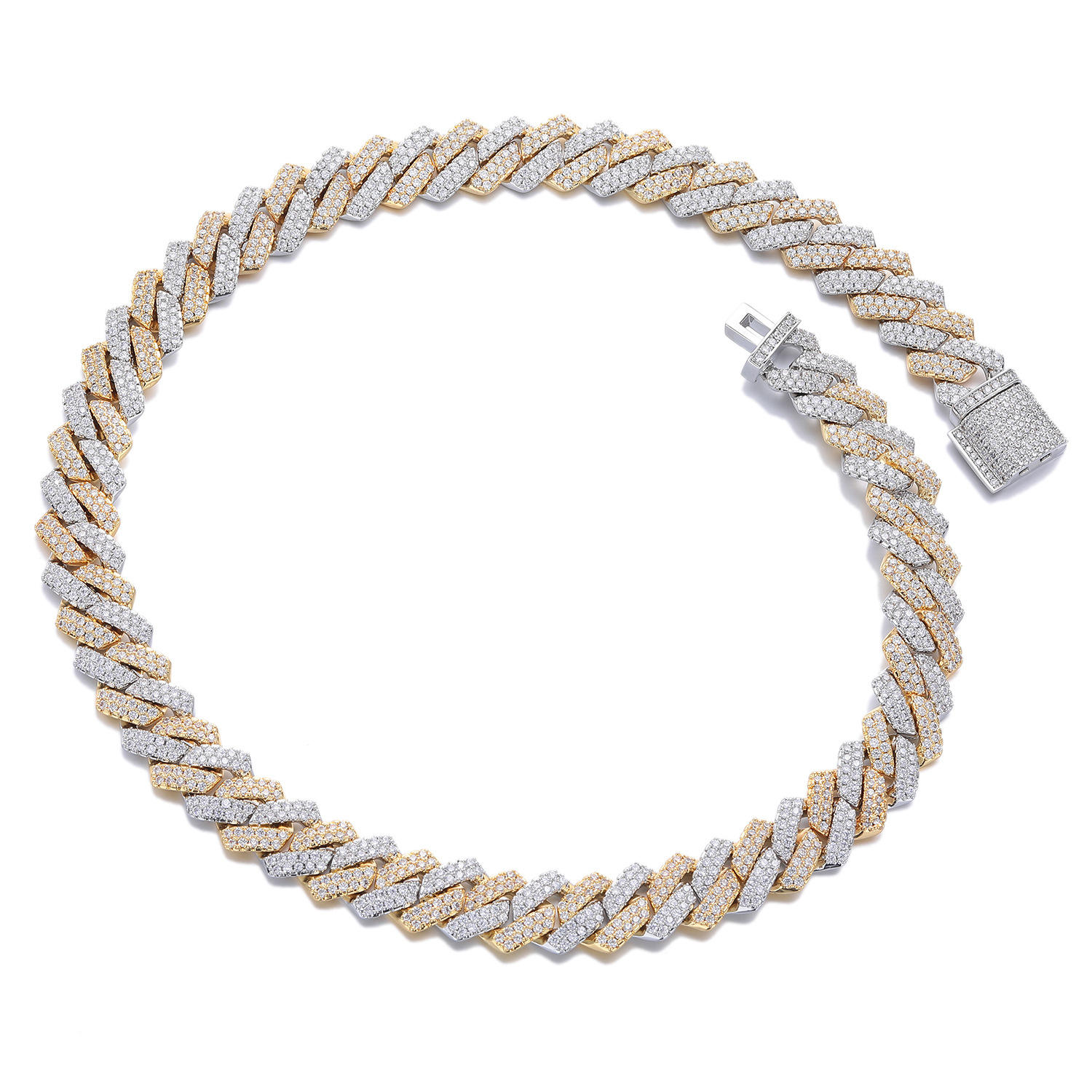 Or blanc + or 14mm