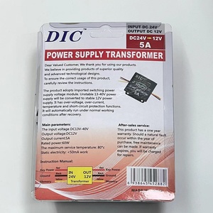 Transformador de fuente de alimentación para automóvil DIC 5A Convertidor de CC a CC con entrada de 12V y soporte personalizado - Product Image 3