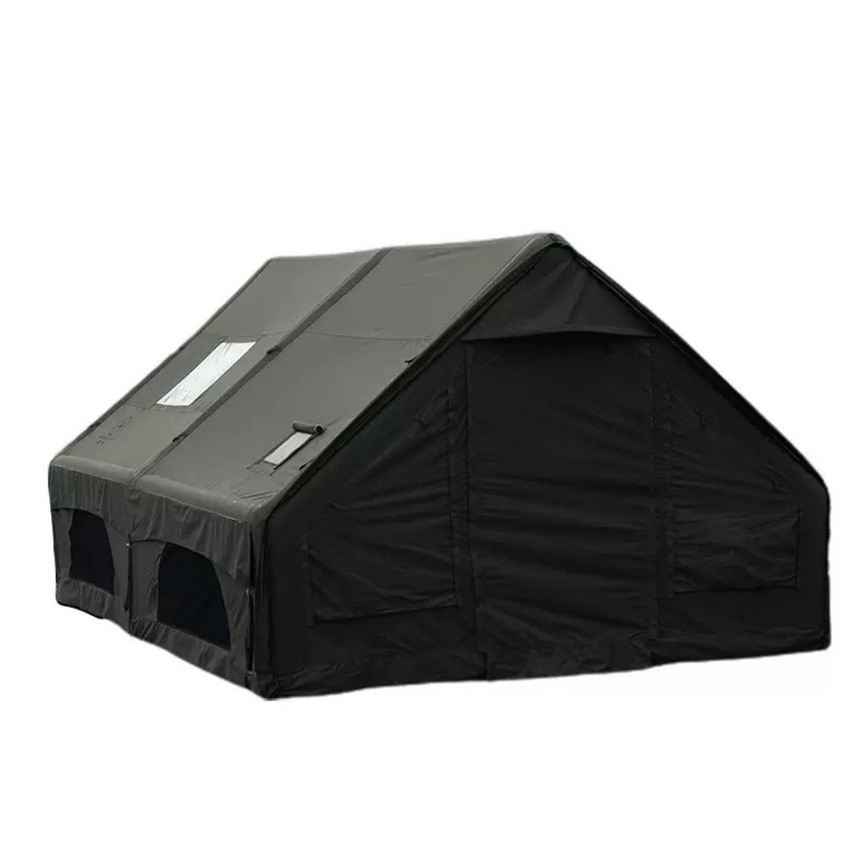 12 sq m inflatable tent, green with logo