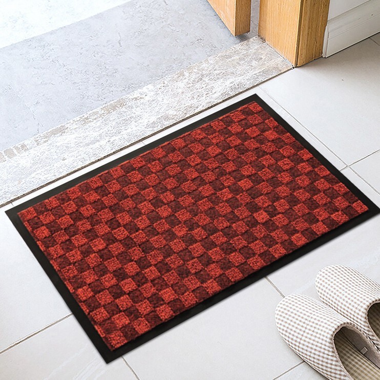 Dark red squares