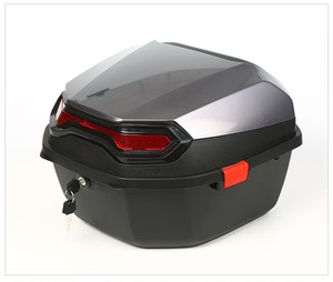 Fabrika elektrikli araba gövde büyük kapasiteli genel Scooter kuyruk kutusu su geçirmez akülü araba saklama kutusu motosiklet kuyruk kutuları - Product Image 3