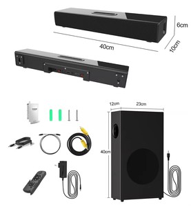 OEM/ODM DJ混响低音炮3D壁挂式音箱调频收音机蓝牙5.3派对低音音响系统