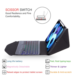 2023 New Design Luxury Magnetic Backlit Keyboard Case with Touchpad for <strong>iPad</strong> 10.<strong>2</strong> 2019 2020 2021 <strong>Cover</strong> - Product Image 6