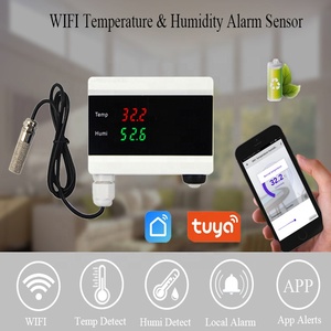 Alarma inteligente de humedad y temperatura para el hogar, Sensor de seguridad con aplicación Android, control remoto, abridor de puerta, WIFI, Tuya - Product Image 2