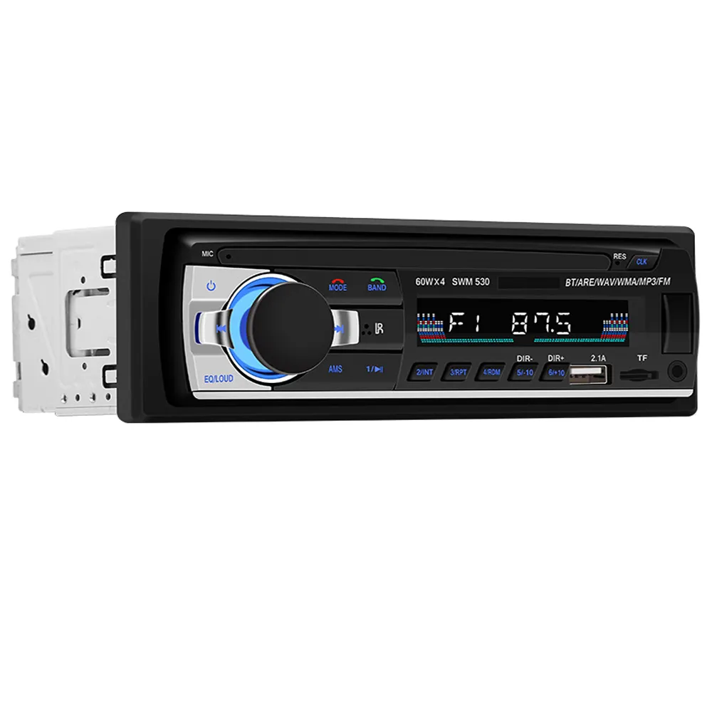 Single 1Din Car Radio Mp3 Player Wireless BT Autoradio 2USB AUX SD RDS/AM FM Transmitter Handsfree Audio Stereo Car MP3 Player