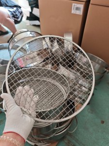 Giao hàng nhanh độ chính xác cao không gỉ phòng thí nghiệm kiểm tra sàng giá ASTM tiêu chuẩn kiểm tra sàng - Product Image 4