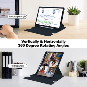 三星Galaxy Tab S9 FE + 360旋转垫电脑皮套带键盘的工厂优质平板键盘外壳 - Product Image 6
