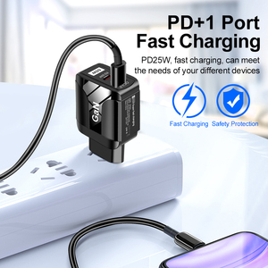 充電アダプターEUから米国プラグ2 in 1ウォール電気マルチソケットアダプターUSB A + タイプCポート米国カナダドイツプラグ - Product Image 3