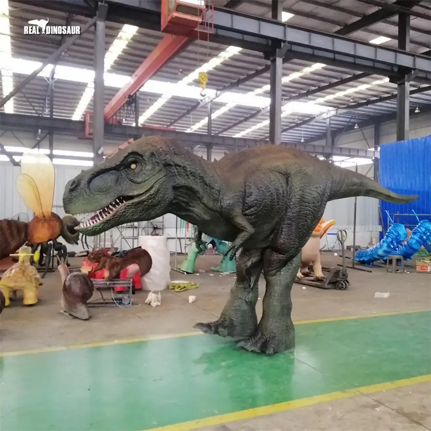 Костюм ходящего динозавра T-rex на скрытых ногах, 6,5 м