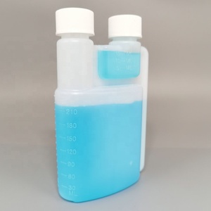 Bán Hot 250Ml HDPE Hai Buồng Chai Nhựa Thể Tích <span class=keywords><strong>Flask</strong></span> Lỏng Phân Bón Đo Dispenser Với Buồng Nhỏ 15Ml - Product Image 4