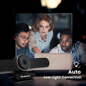 TENVEO webcam все в одном VA4K 3840x2160 30fps AI функция Type-C веб-камера с микрофоном и динамиком для игровых встреч в прямом эфире - Product Image 5