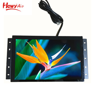 Pantalla táctil alimentada por USB capacitiva/resistiva/IR DC 12V (soporte 24V) LED Monitor de juego LCD de Marco abierto de 10 pulgadas con VGA DVI - Product Image 1