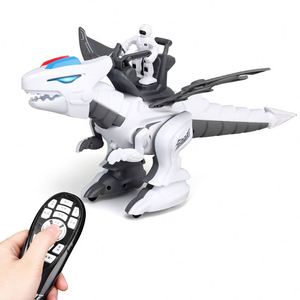 ZIGO TECH Programmierte Fernbedienung Robotik Dino Funk gesteuertes Dinosauriers pielzeug