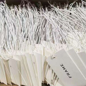 Cheap Custom Garment <strong>Hang</strong> <strong>Tag</strong> <strong>With</strong> <strong>String</strong> and Eyelet Wholesale Stock Garment <strong>Hang</strong> <strong>Tag</strong> <strong>String</strong> - Product Image 5